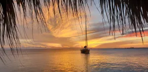 Zonsondergang van bonaire